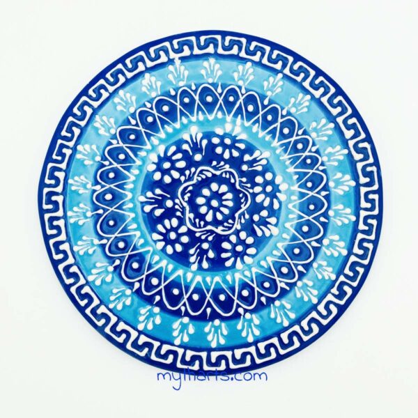 51811218-1 Myth Arts 18cm Round Trivet Mediterranean - Image 1