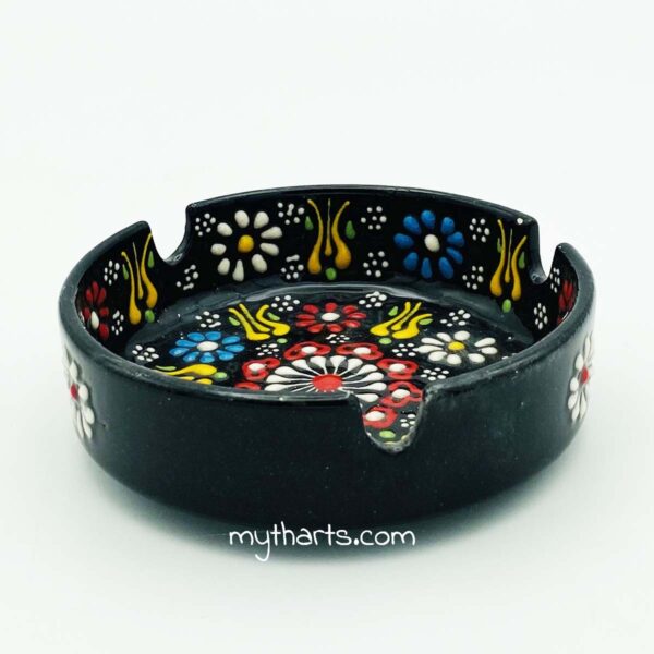 52010111-1 Myth Arts 11cm Round Ashtray Dantel - Image 1