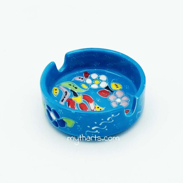 52010508-2 Myth Arts 08cm Round Ashtray Relief - Image 2