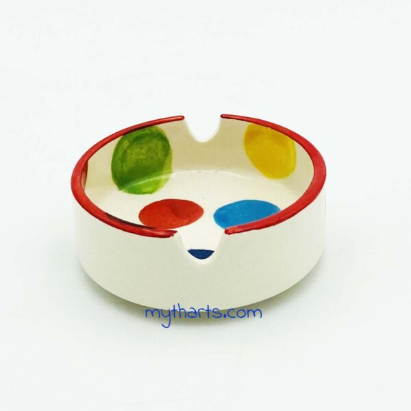 Myth Arts 08cm Round Ashtray Dots - Image 1