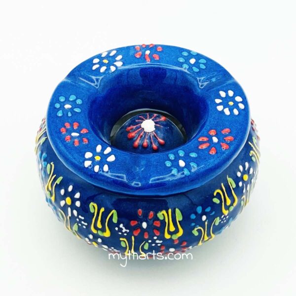 52210112-2 Myth Arts 12cm Covered Ashtray Dantel - Image 2