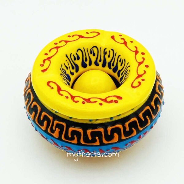 52211512-2 Myth Arts 12cm Covered Ashtray Dantel Special - Image 2