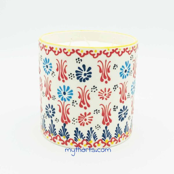 59710212-1 Myth Arts 12 cm Cylinder Candle Aegean - Image 1