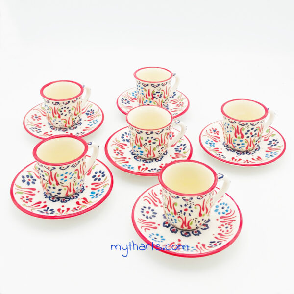 istanbul fincan ege2 Myth Arts 12pcs Istanbul Coffee Set Aegean - Image 2