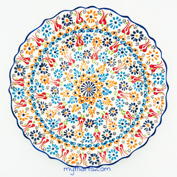 Myth Arts 30cm Ruffle Plate Aegean - Image 2