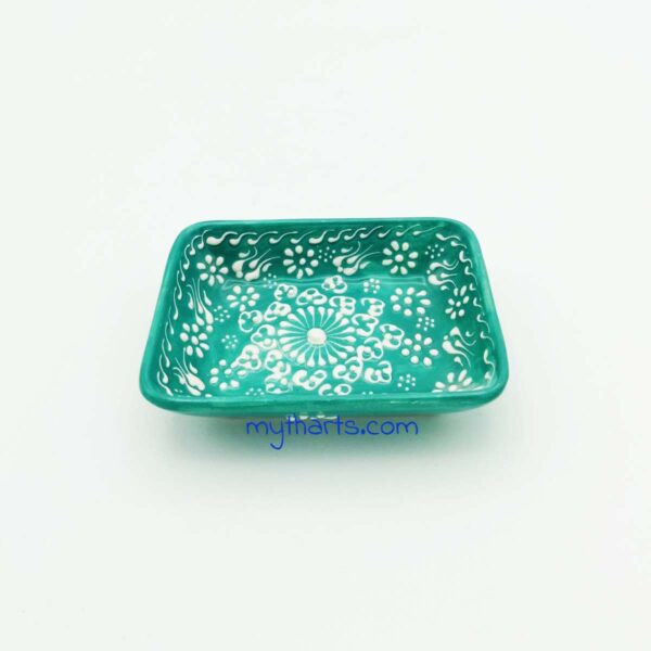 Myth Arts 11cm Rectangular Plate Pastel - Image 1