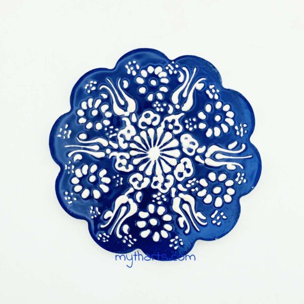 50110311-1 Myth Arts 10cm Floral Coasters Pastel - Image 1