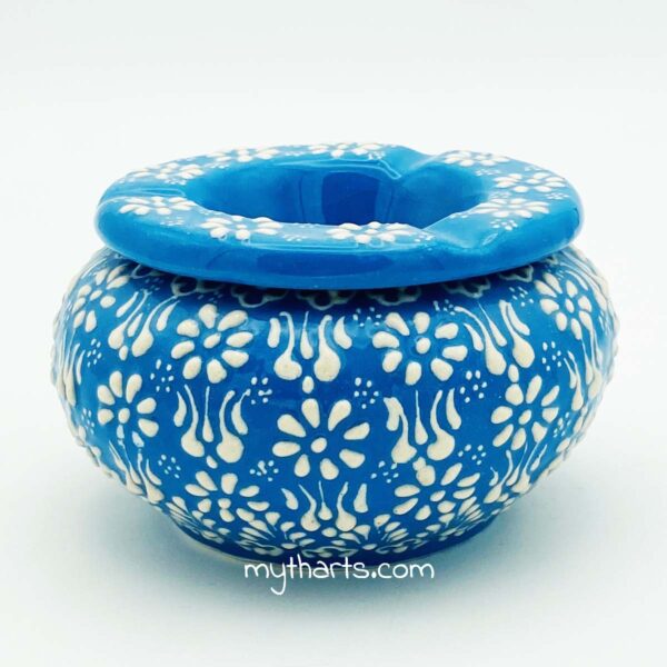 52210312-1 Myth Arts 12cm Covered Ashtray Pastel - Image 1