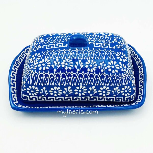 55711200-2 Myth Arts Butter Dish Mediterranean - Image 2